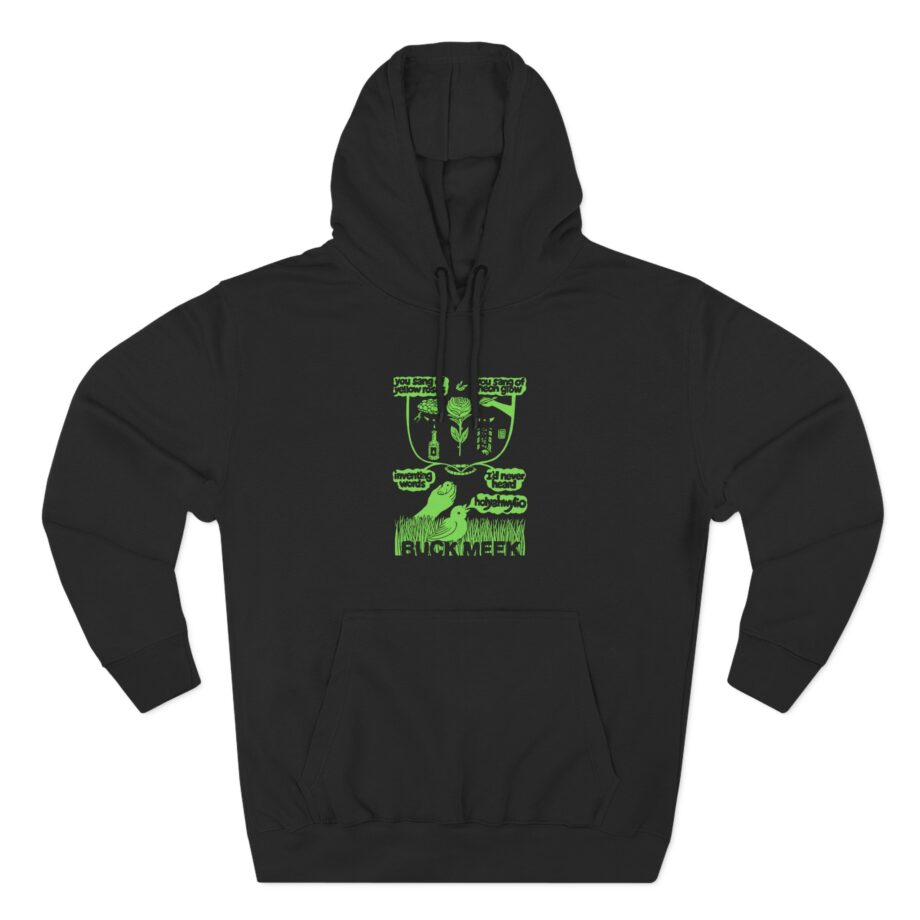 Adrianne Lenker Buck Meek Secret Side Three-panel Fleece Hoodie
