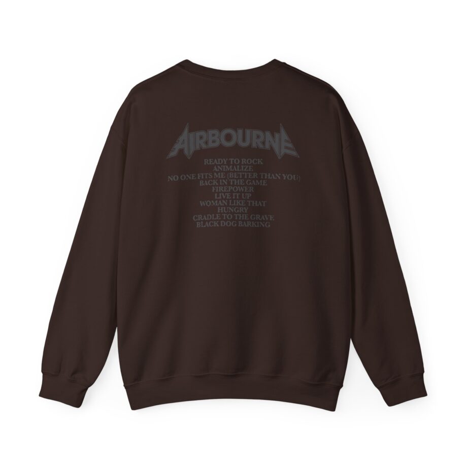 Airbourne Black Dog Barking Tracks Unisex Heavy Blend™ Crewneck Sweatshirt