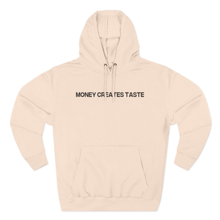 Jenny Holzer Money Creates Taste Three-Panel Fleece Hoodie