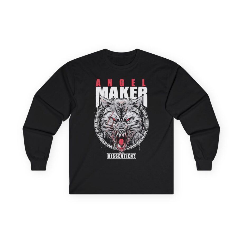 Angelmaker Battle Wolf Unisex Ultra Cotton Long Sleeve Tee