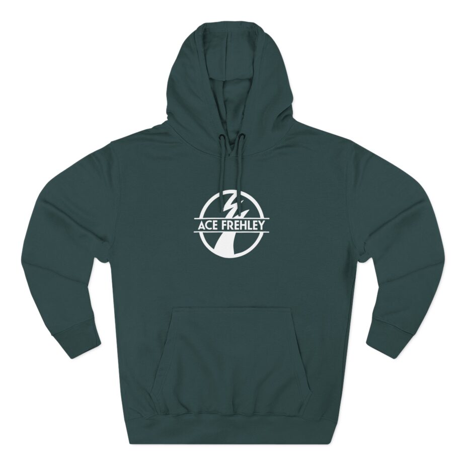 Ace Frehley Logo Three-panel Fleece Hoodie