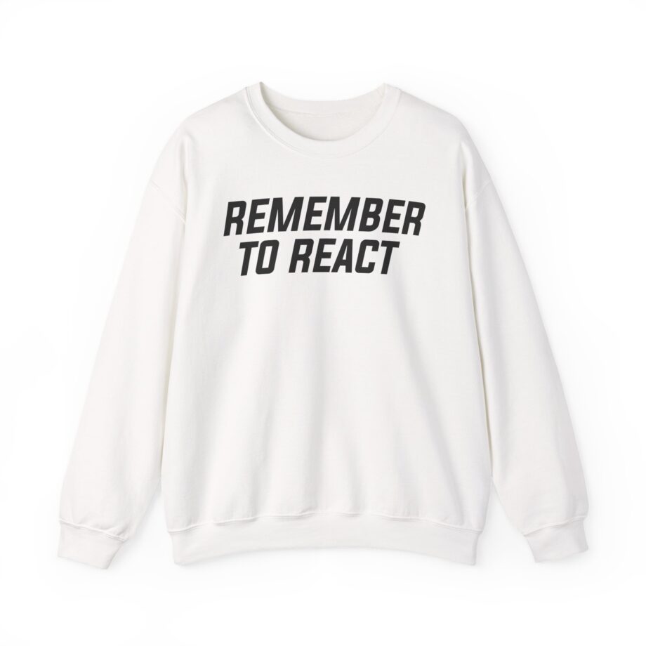 Jenny Holzer Remember to React Unisex Heavy Blend™ Crewneck Sweatshirt