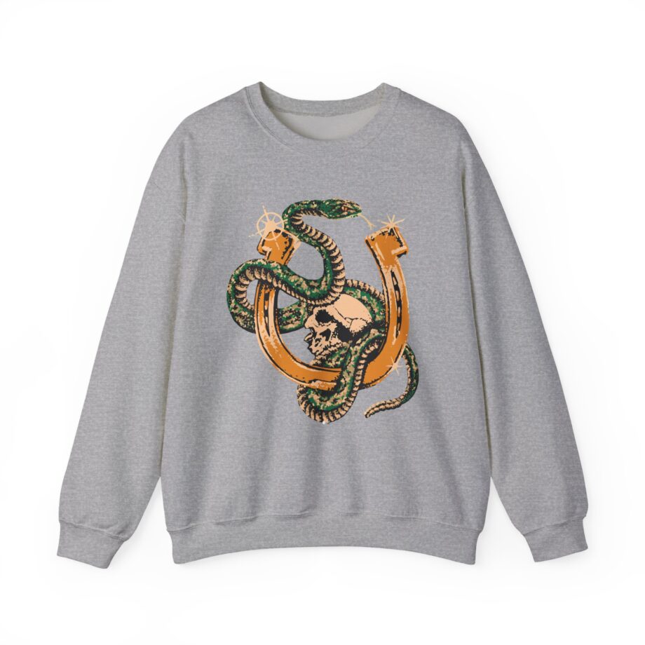 Zz Top Snake Skull Unisex Heavy Blend™ Crewneck Sweatshirt
