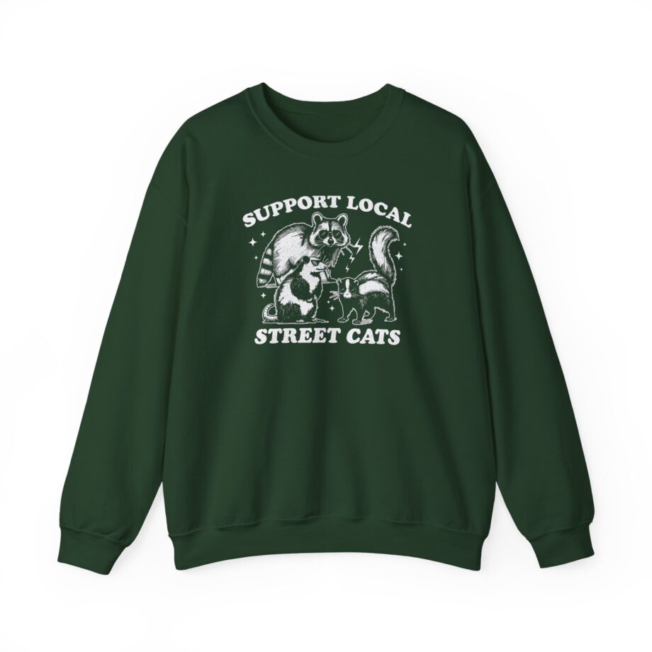 Zingara Support Local Street Cats Unisex Heavy Blend™ Crewneck Sweatshirt