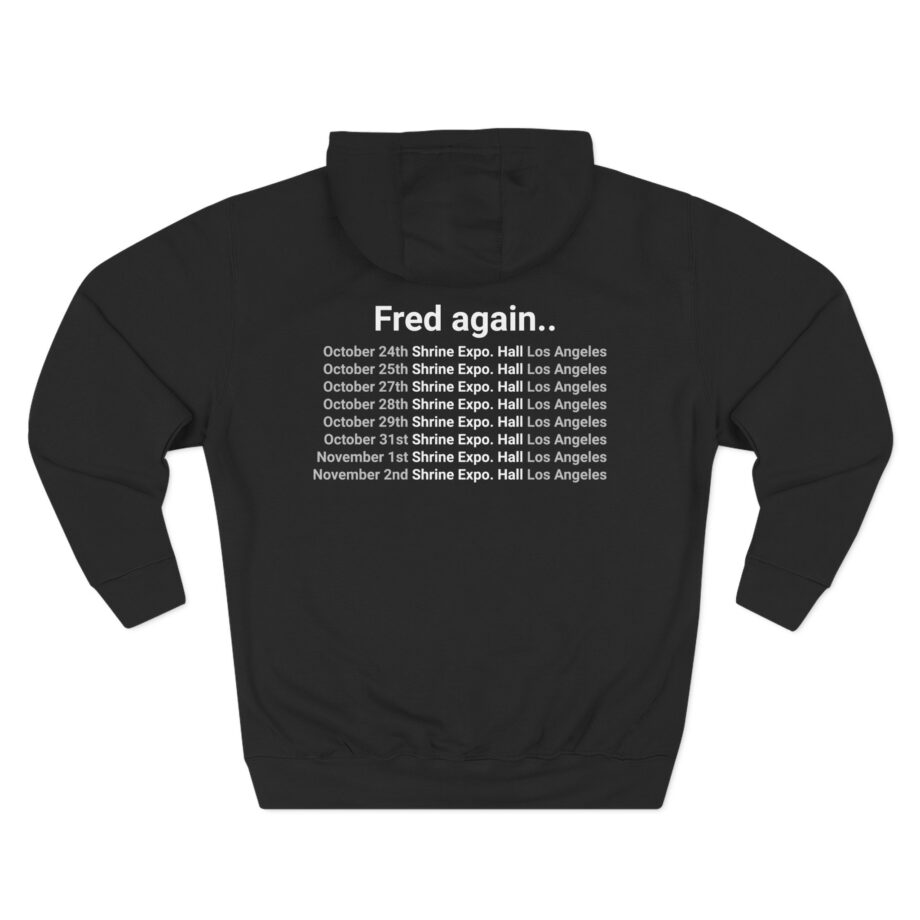Fred Again Shrine Again Three-Panel Fleece Hoodie