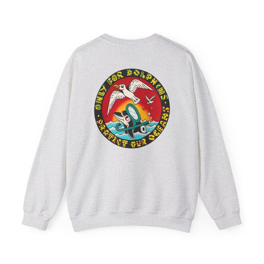 Action Bronson Only for Dolphins Unisex Heavy Blend™ Crewneck Sweatshirt