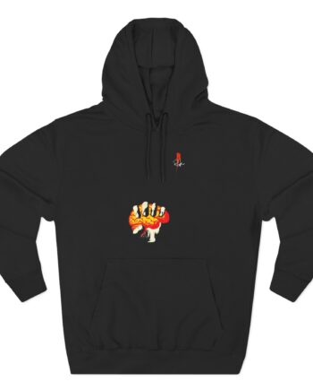 Adin Ross  Brand Risk Three-Panel Fleece Hoodie