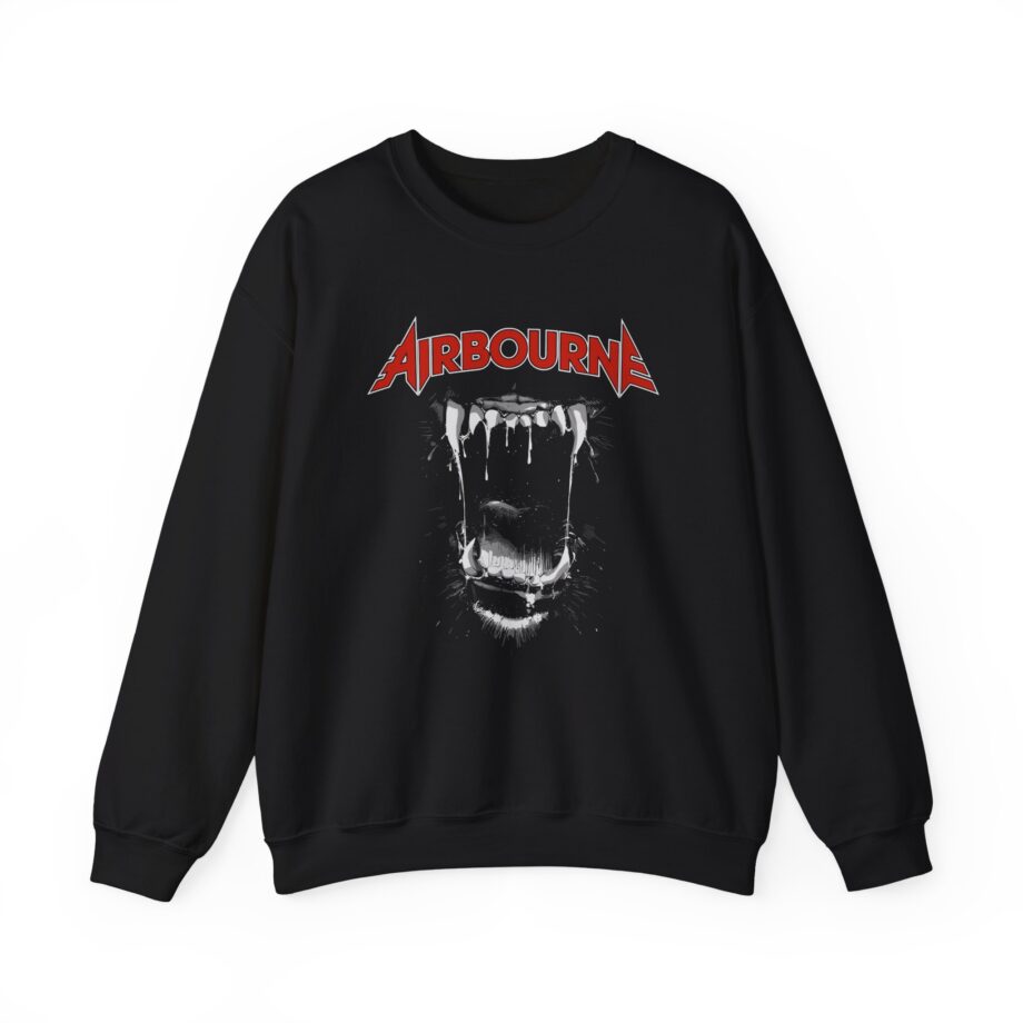 Airbourne Black Dog Barking Tracks Unisex Heavy Blend™ Crewneck Sweatshirt