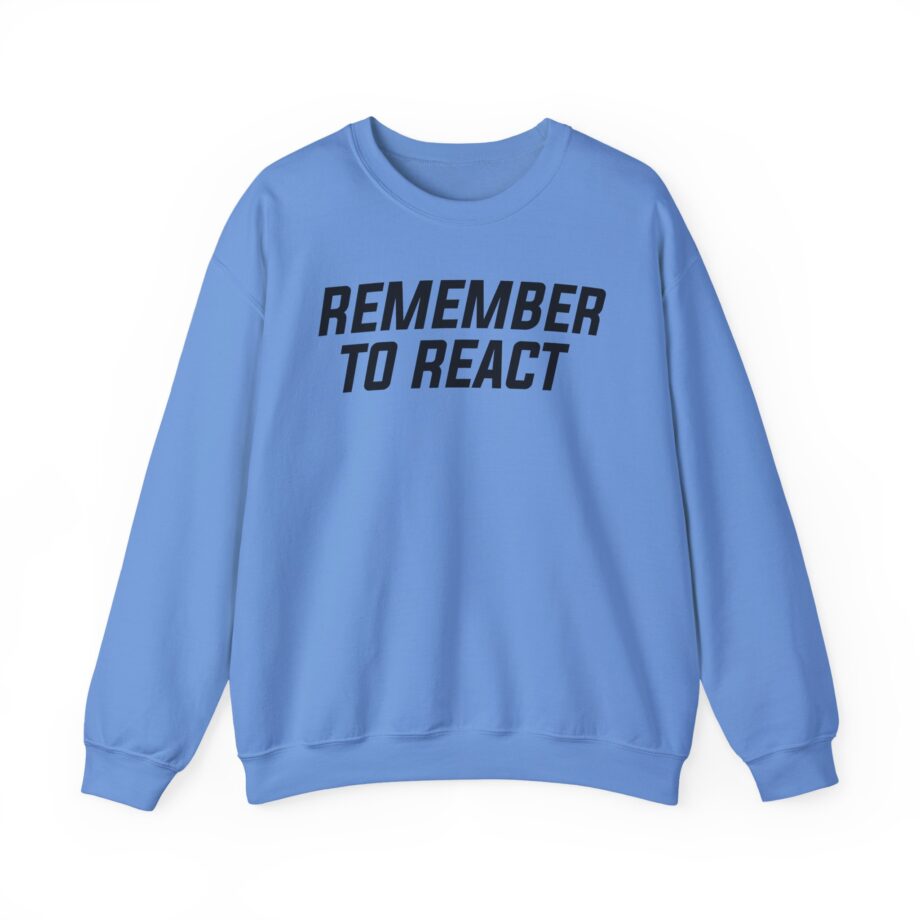 Jenny Holzer Remember to React Unisex Heavy Blend™ Crewneck Sweatshirt