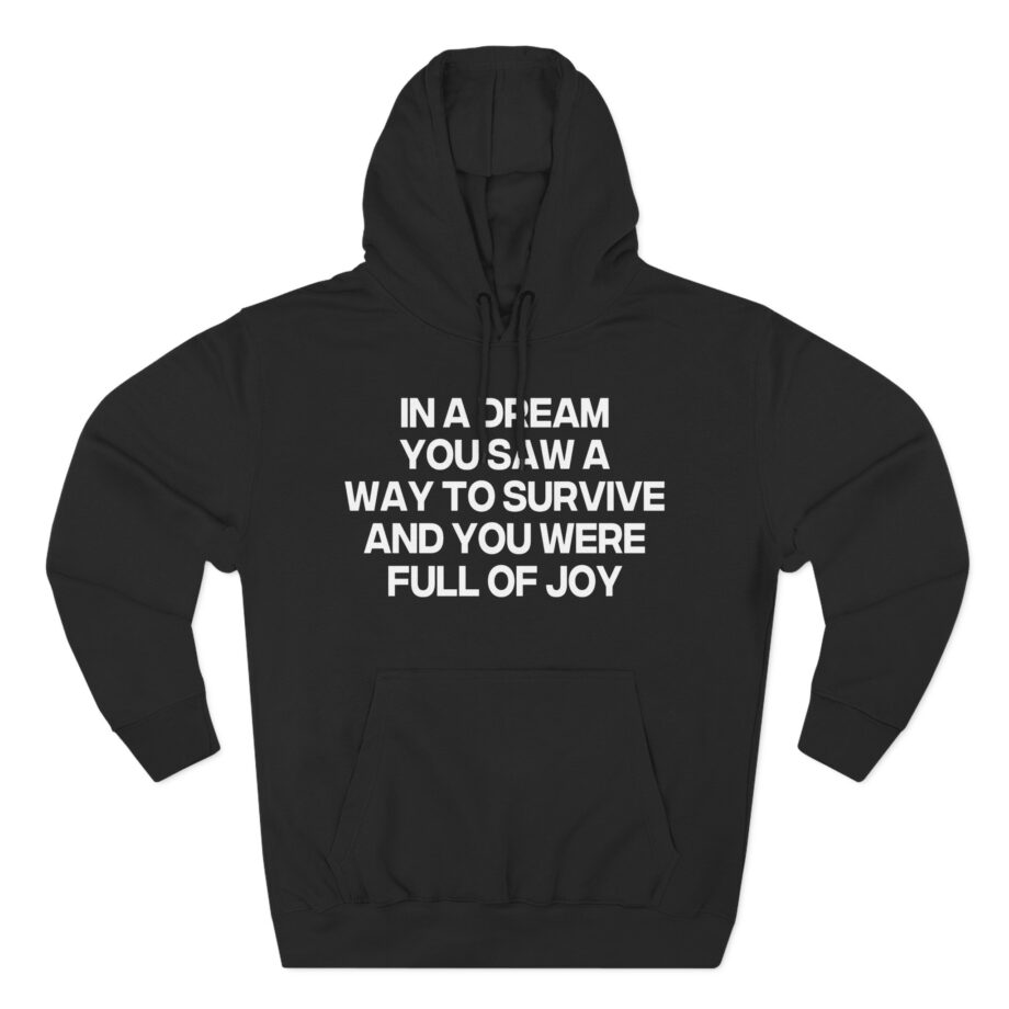 1992 Jenny Holzer Three-Panel Fleece Hoodie