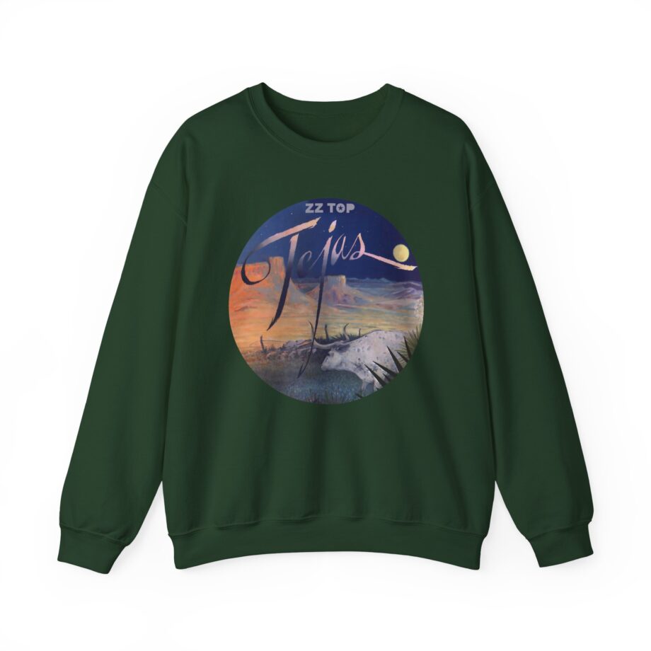 Zz Top 1976 Tejas Beige Unisex Heavy Blend™ Crewneck Sweatshirt