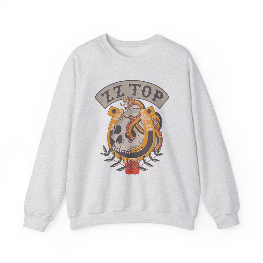 Zz Top Skull Unisex Heavy Blend™ Crewneck Sweatshirt