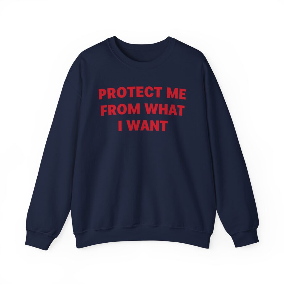 Jenny Holzer Protect Me From What I Want Unisex Heavy Blend™ Crewneck Sweatshirt