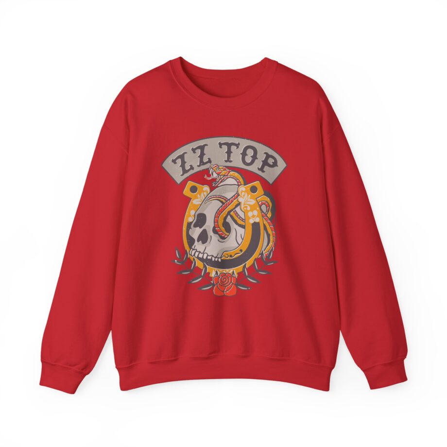 Zz Top Skull Unisex Heavy Blend™ Crewneck Sweatshirt