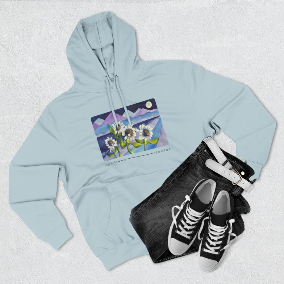 Adrianne Lenker Mema Moonflowers Three-panel Fleece Hoodie