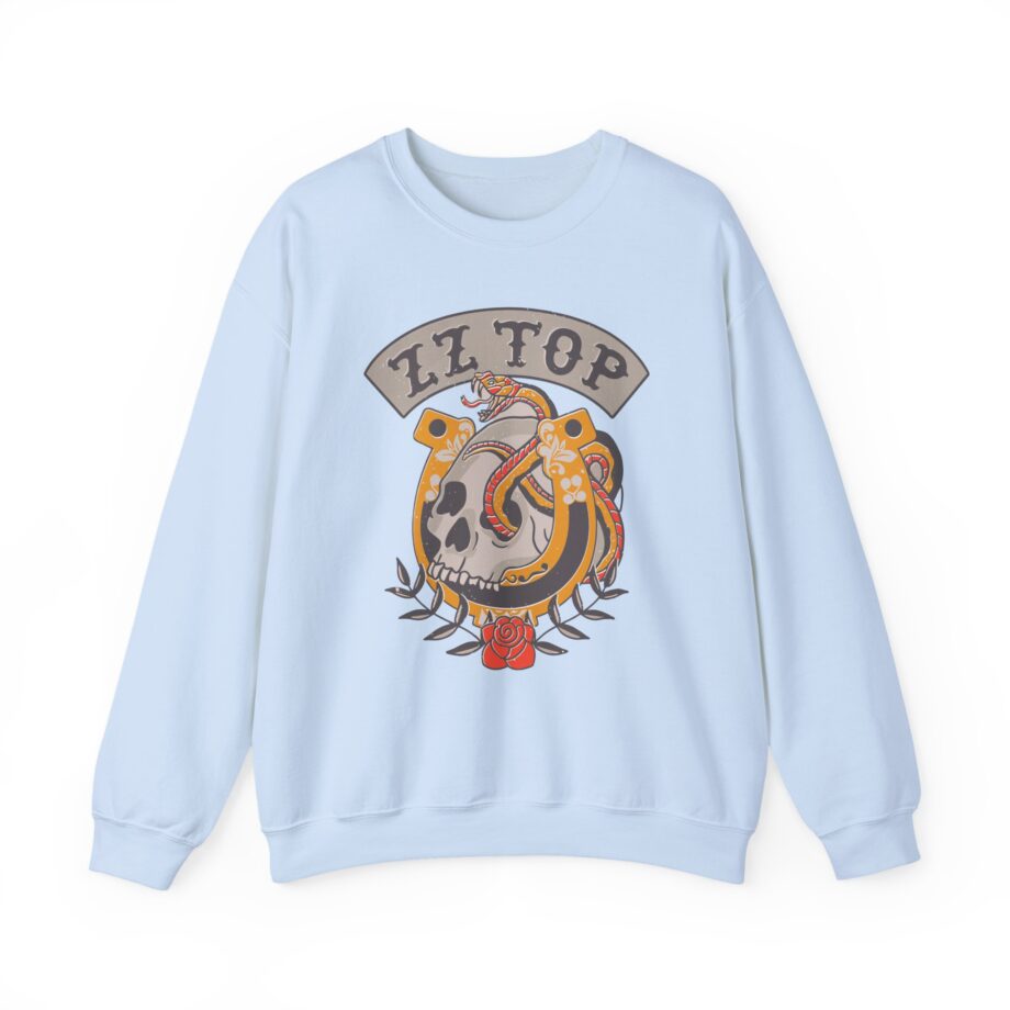 Zz Top Skull Unisex Heavy Blend™ Crewneck Sweatshirt