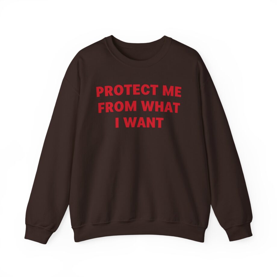 Jenny Holzer Protect Me From What I Want Unisex Heavy Blend™ Crewneck Sweatshirt