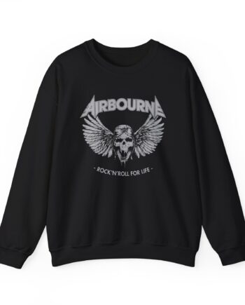 Airbourne - Rock N Roll for Life Unisex Heavy Blend™ Crewneck Sweatshirt