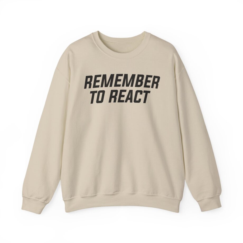 Jenny Holzer Remember to React Unisex Heavy Blend™ Crewneck Sweatshirt