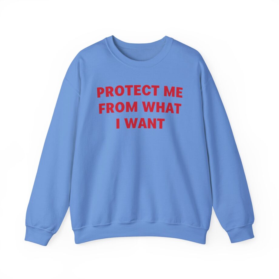 Jenny Holzer Protect Me From What I Want Unisex Heavy Blend™ Crewneck Sweatshirt