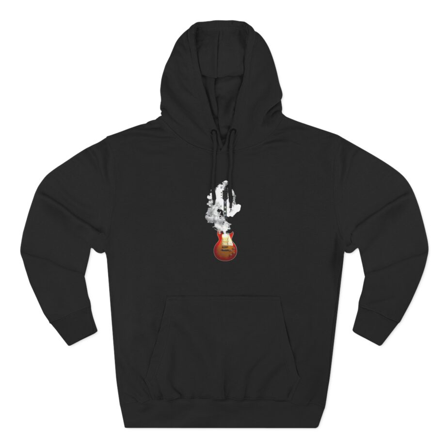 Ace Frehley Smoking Guitar Three-panel Fleece Hoodie