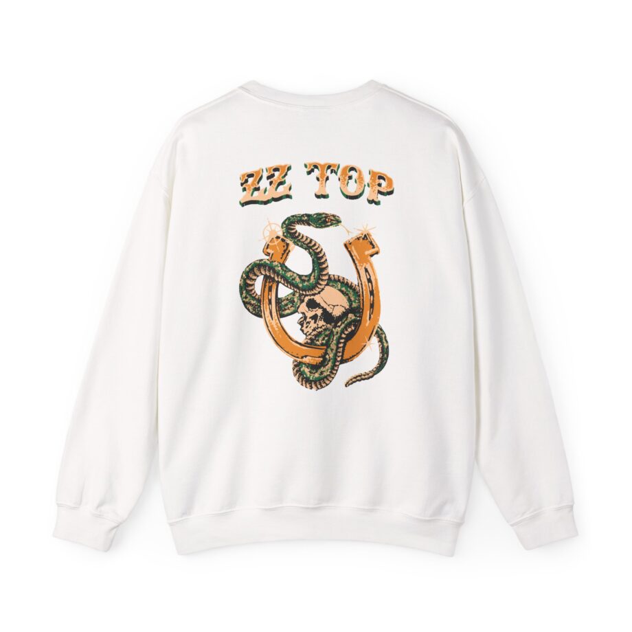 Zz Top Snake Skull Unisex Heavy Blend™ Crewneck Sweatshirt