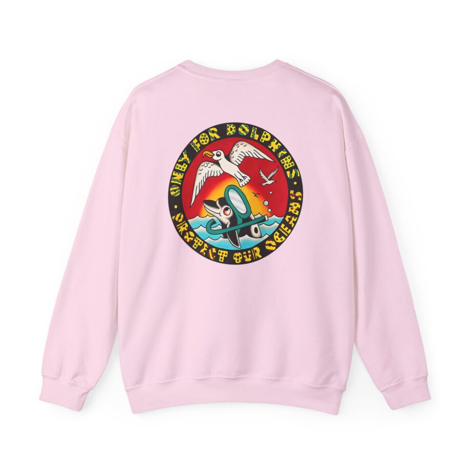 Action Bronson Only for Dolphins Unisex Heavy Blend™ Crewneck Sweatshirt