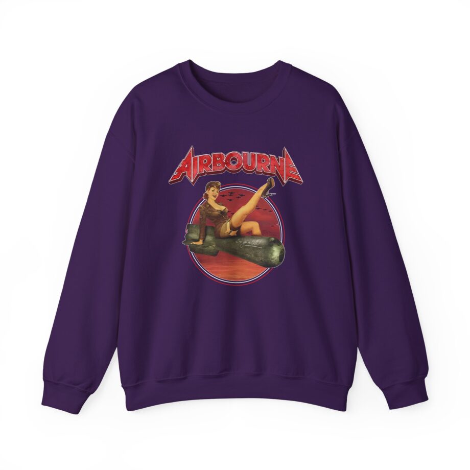 Airbourne Bomb Girl Unisex Heavy Blend™ Crewneck Sweatshirt