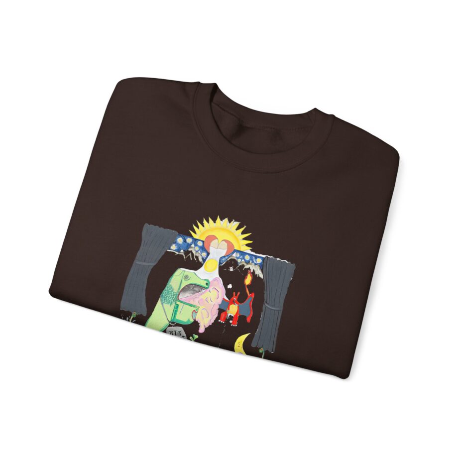 Aadrianne Lenker the Goat Boat Unisex Heavy Blend Crewneck Sweatshirt