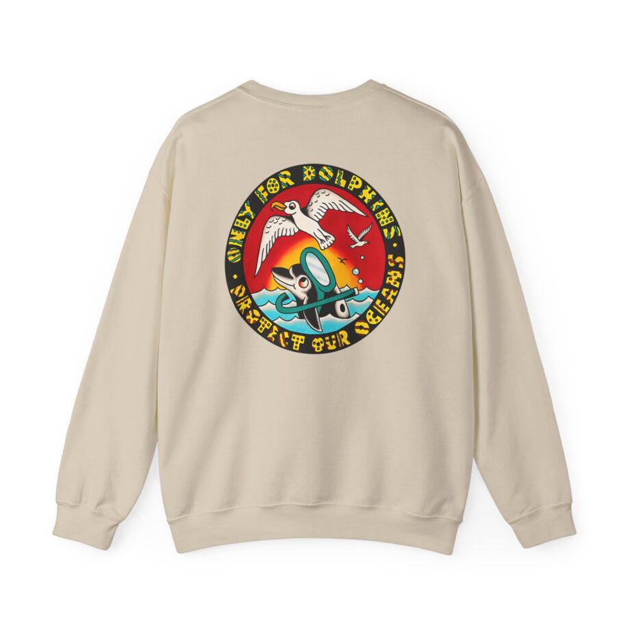 Action Bronson Only for Dolphins Unisex Heavy Blend™ Crewneck Sweatshirt