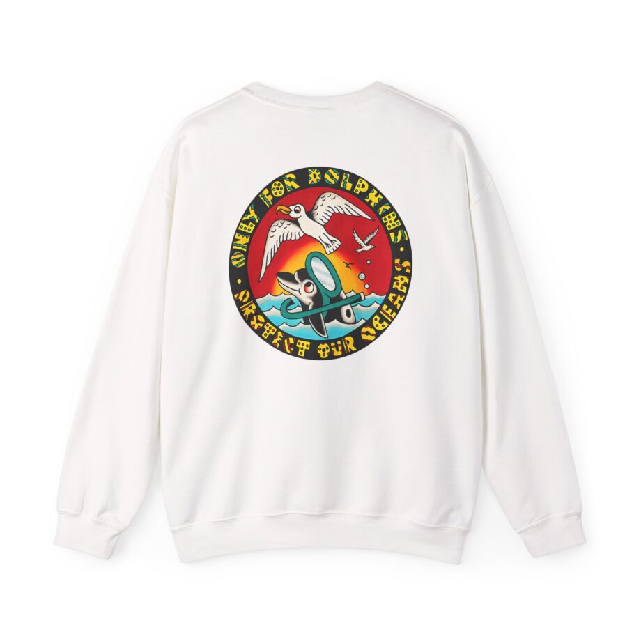 Action Bronson Only for Dolphins Unisex Heavy Blend™ Crewneck Sweatshirt
