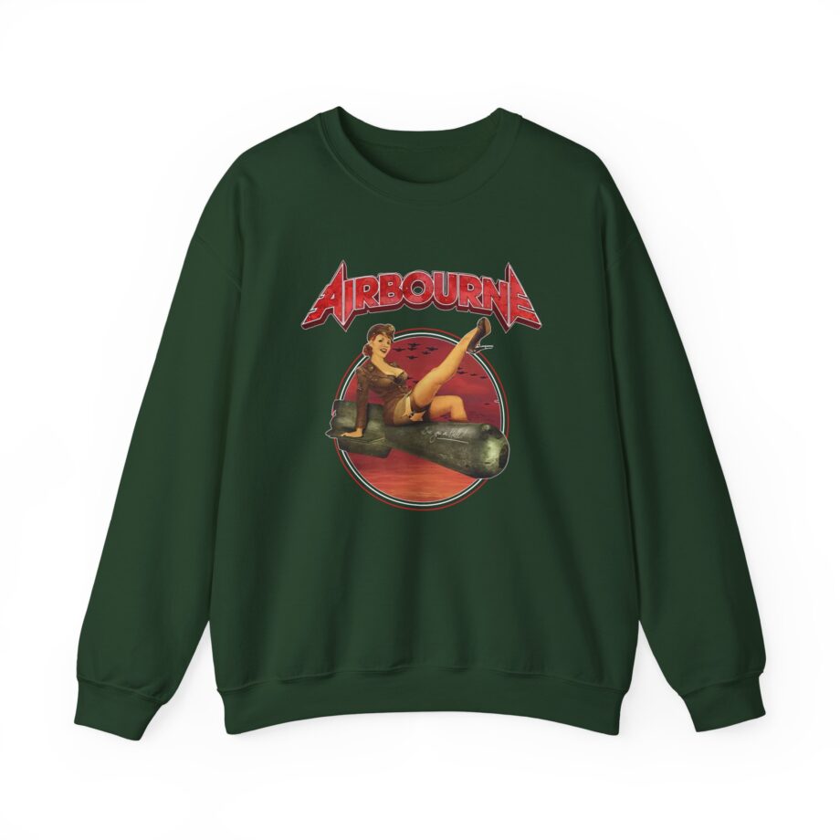 Airbourne Bomb Girl Unisex Heavy Blend™ Crewneck Sweatshirt