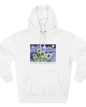 Adrianne Lenker Mema Moonflowers Three-panel Fleece Hoodie