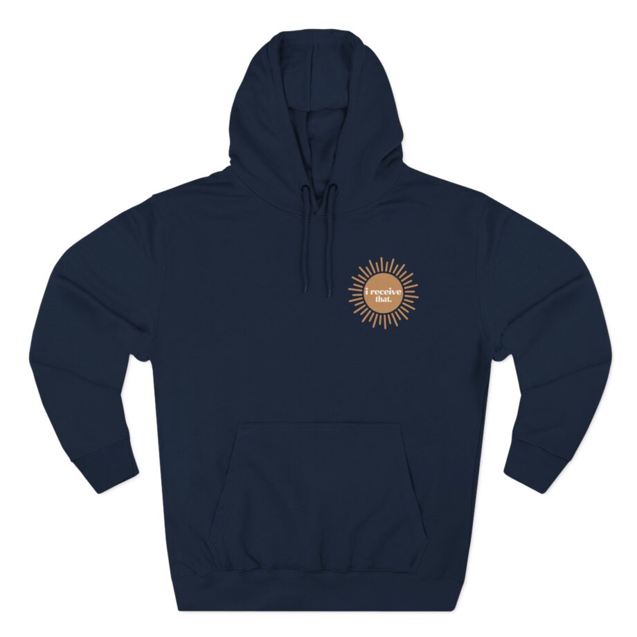 Elyse Myers I Receive That Three-Panel Fleece Hoodie