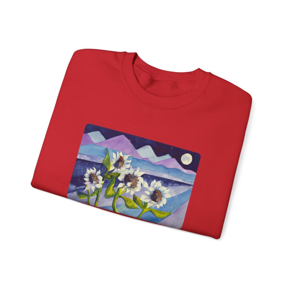 Adrianne Lenker Mema Moonflowers Unisex Heavy Blend Crewneck Sweatshirt