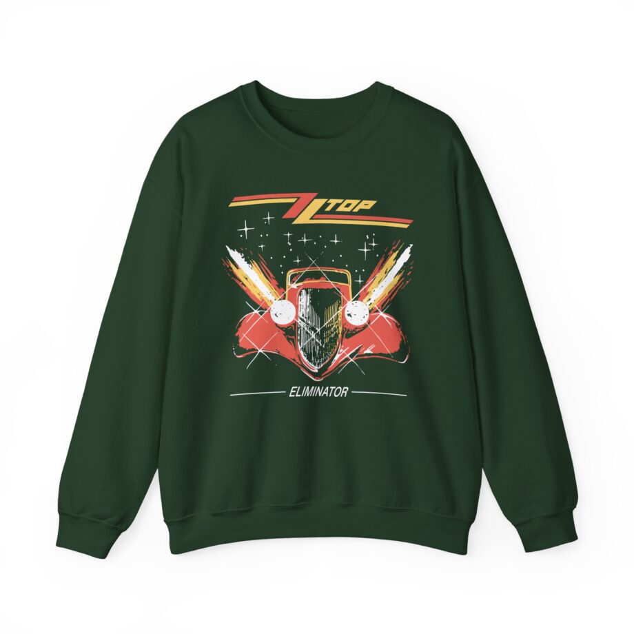 Zz Top Eliminator Illustrated Unisex Heavy Blend™ Crewneck Sweatshirt