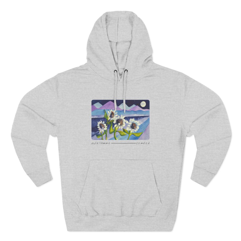 Adrianne Lenker Mema Moonflowers Three-panel Fleece Hoodie