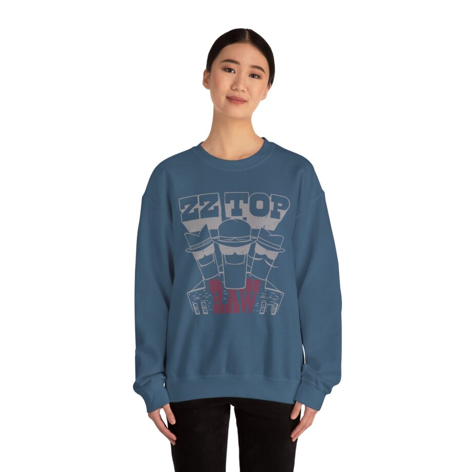 Zz Top Raw Unisex Heavy Blend™ Crewneck Sweatshirt