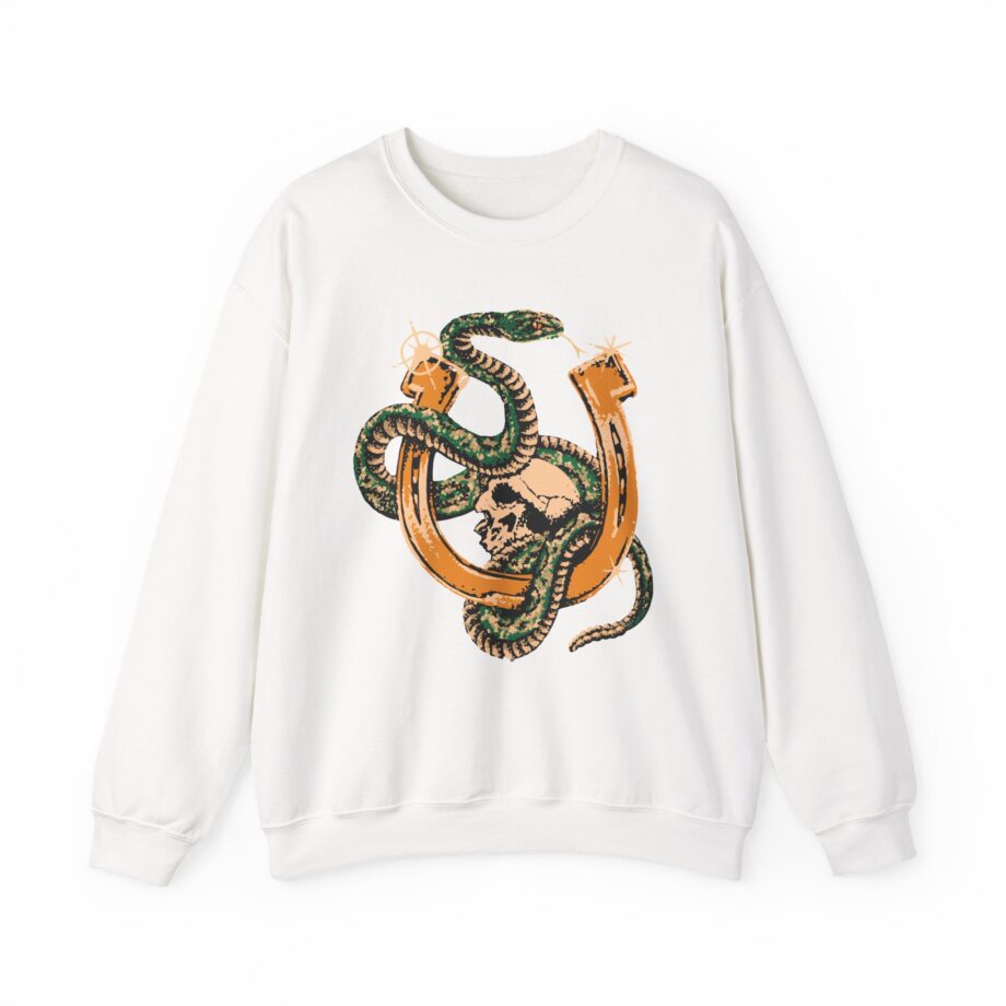 Zz Top Snake Skull Unisex Heavy Blend™ Crewneck Sweatshirt