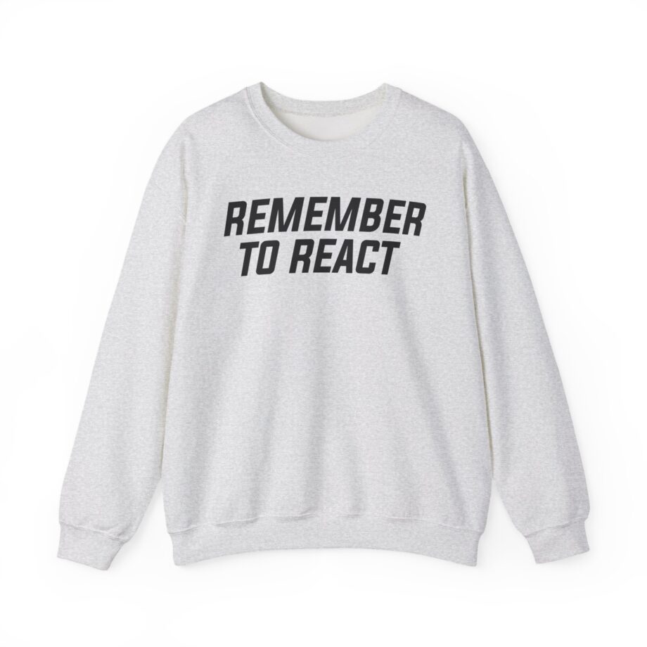 Jenny Holzer Remember to React Unisex Heavy Blend™ Crewneck Sweatshirt