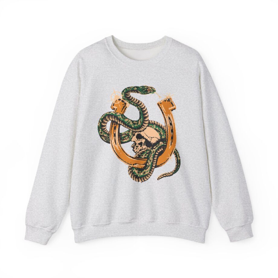 Zz Top Snake Skull Unisex Heavy Blend™ Crewneck Sweatshirt