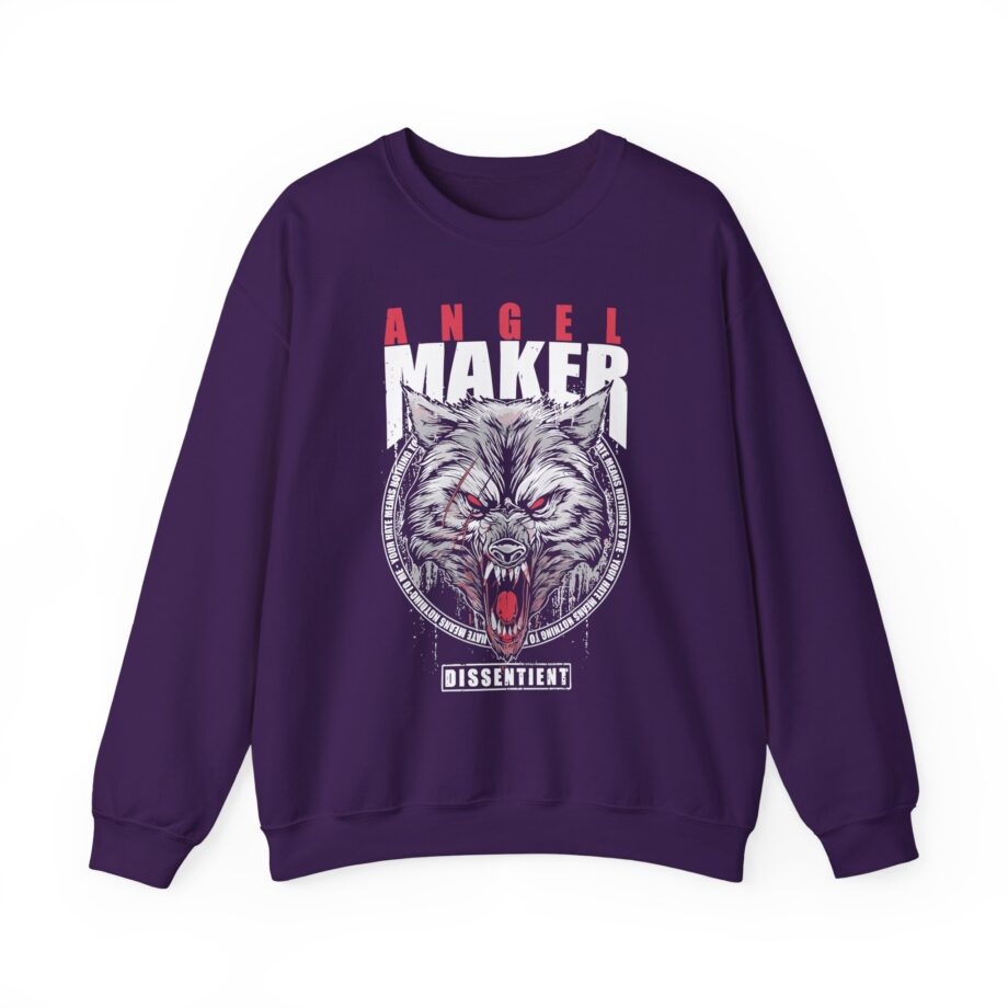 Angelmaker Battle Wolf Unisex Heavy Blend™ Crewneck Sweatshirt