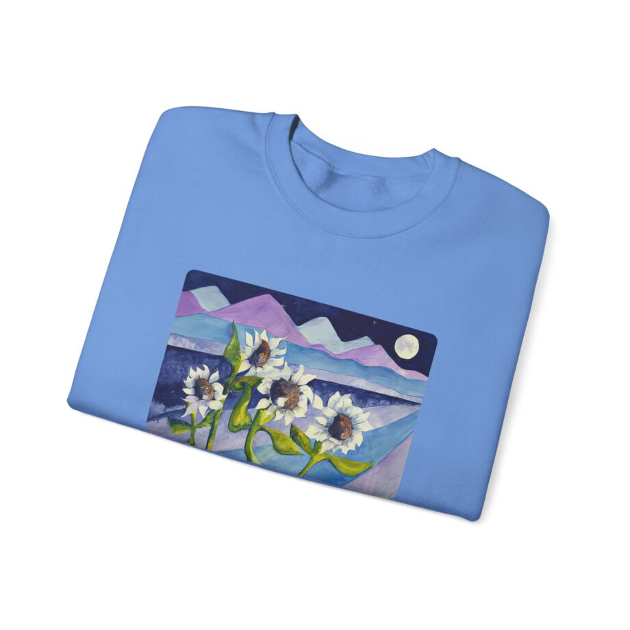 Adrianne Lenker Mema Moonflowers Unisex Heavy Blend Crewneck Sweatshirt