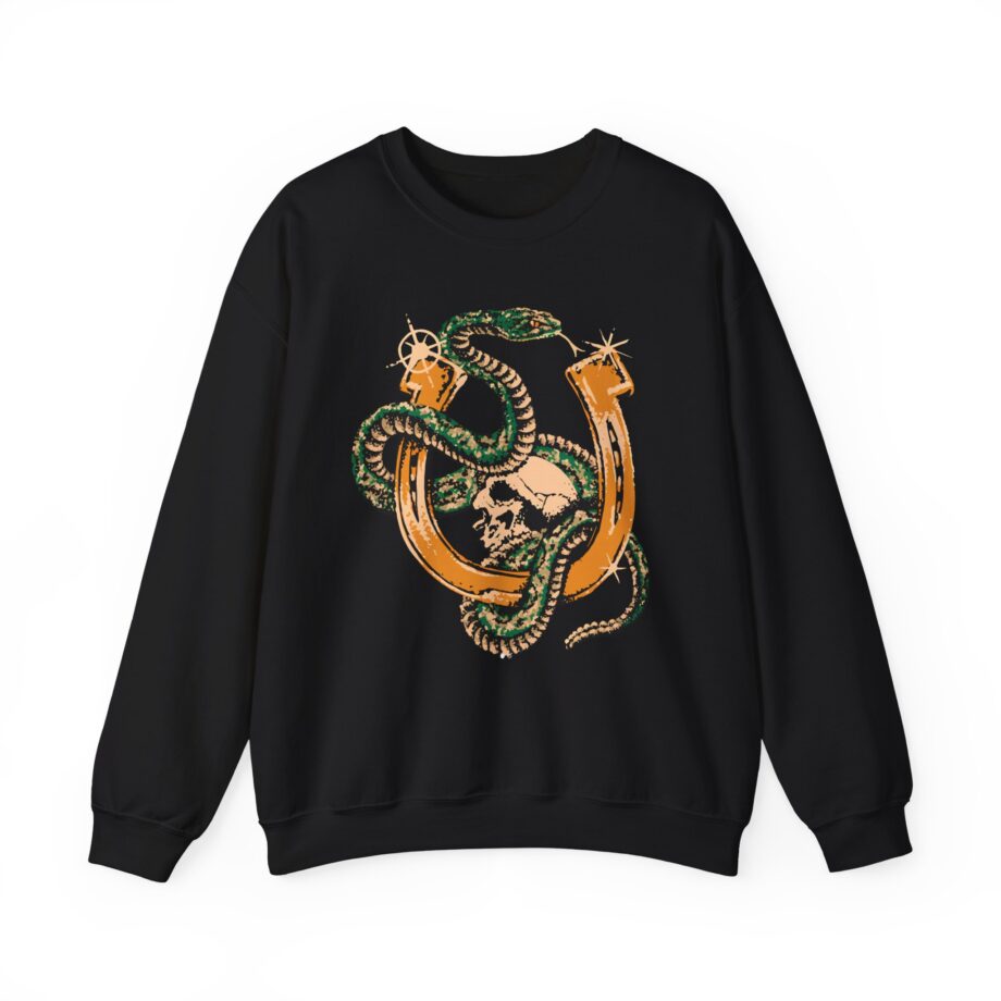 Zz Top Snake Skull Unisex Heavy Blend™ Crewneck Sweatshirt