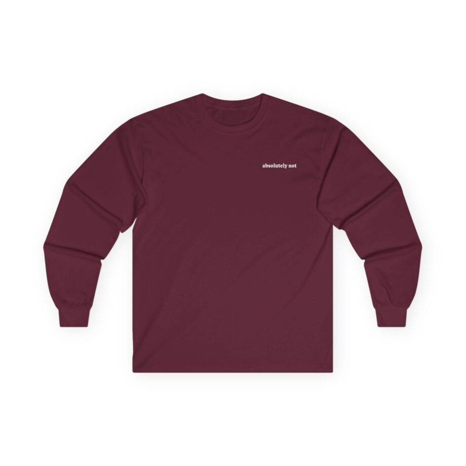 Elyse Myers Absolutely Not Unisex Ultra Cotton Long Sleeve Tee
