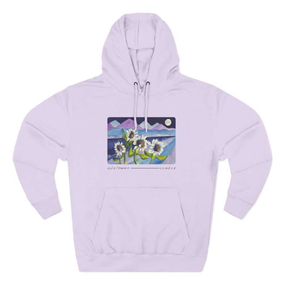 Adrianne Lenker Mema Moonflowers Three-panel Fleece Hoodie