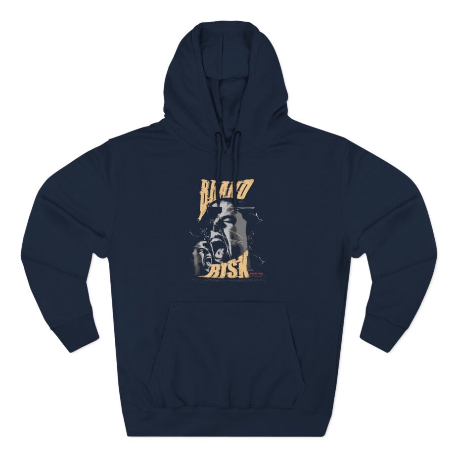 Adin Ross  Brand Risk Three-Panel Fleece Hoodie