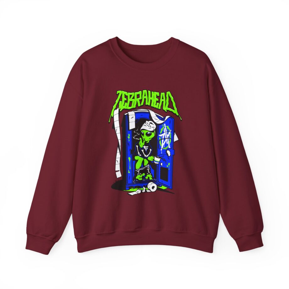 Zebrahead White ZH Coffee break Unisex Heavy Blend™ Crewneck Sweatshirt