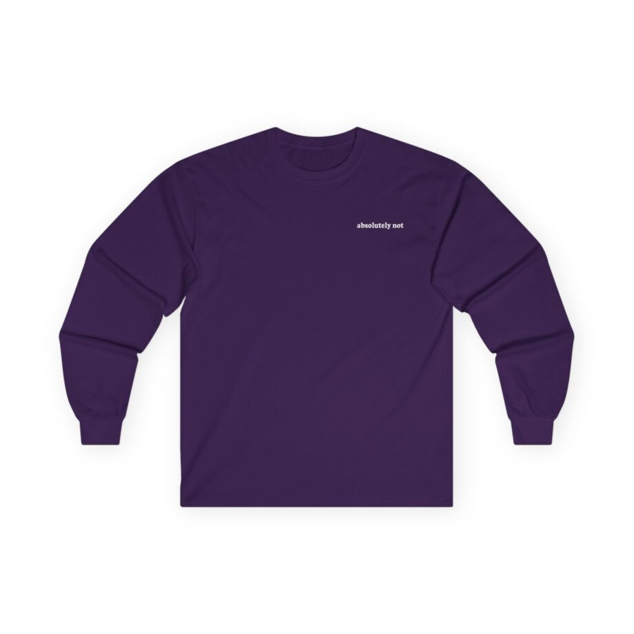 Elyse Myers Absolutely Not Unisex Ultra Cotton Long Sleeve Tee