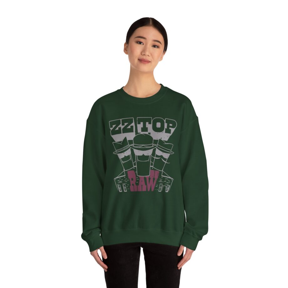 Zz Top Raw Unisex Heavy Blend™ Crewneck Sweatshirt